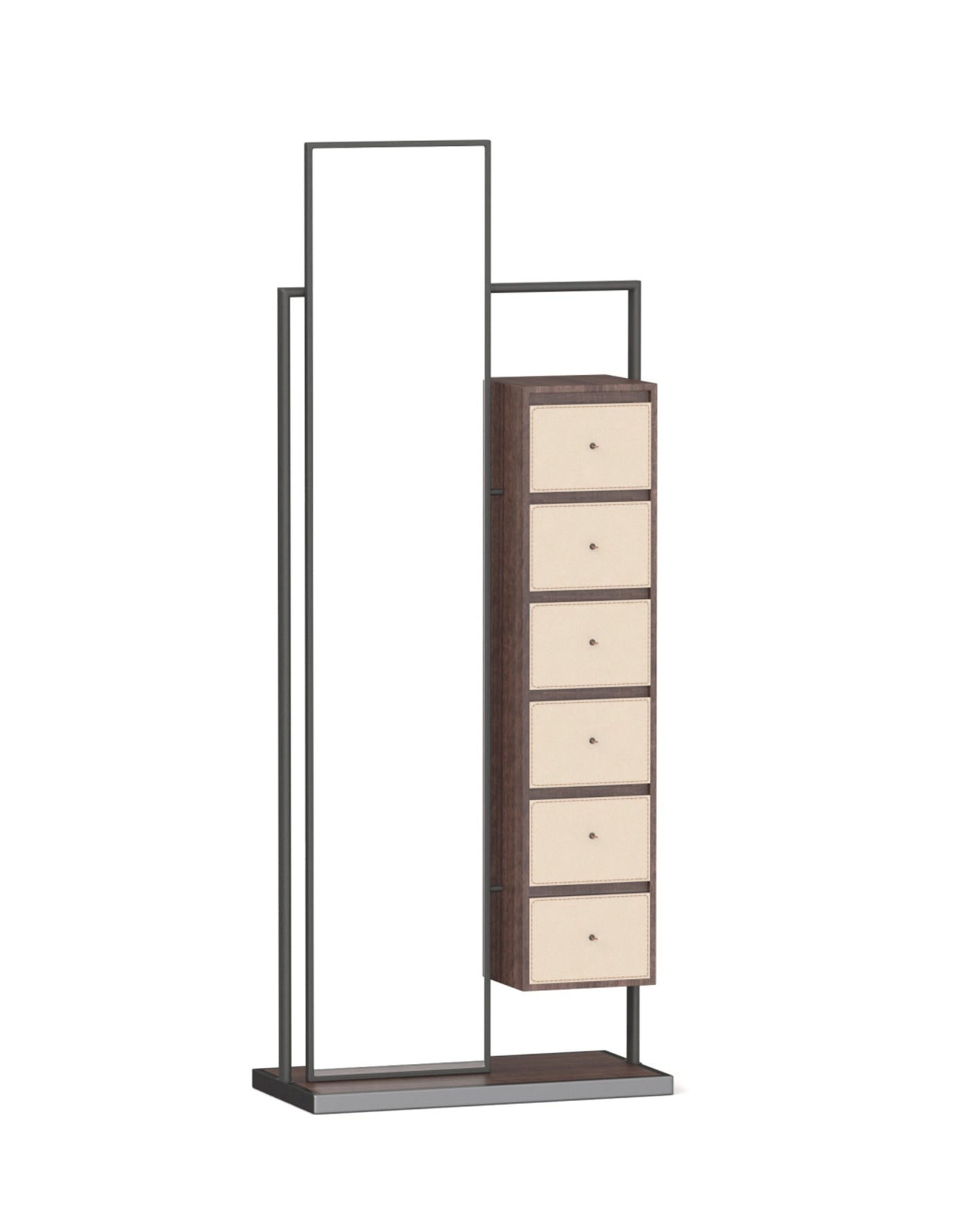 BILLY TALL MIRROR W/6 DRAWERS