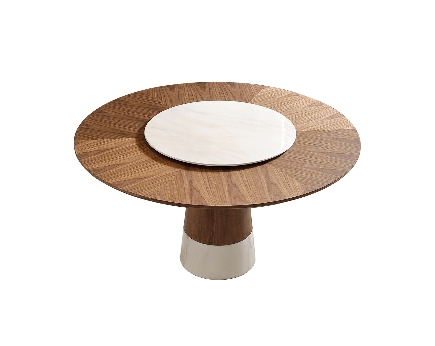 CARSON WOODEN ROUND DINING TABLE